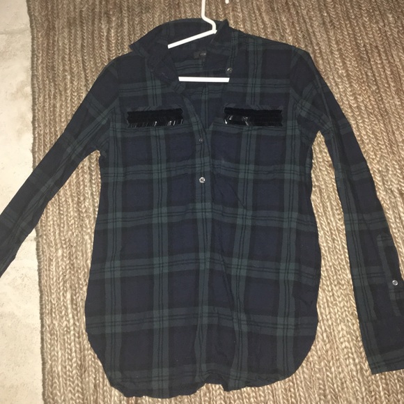 Jcrew checkered shirt