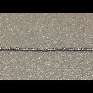Genuine Diamond and Sterling Silver Bracelet