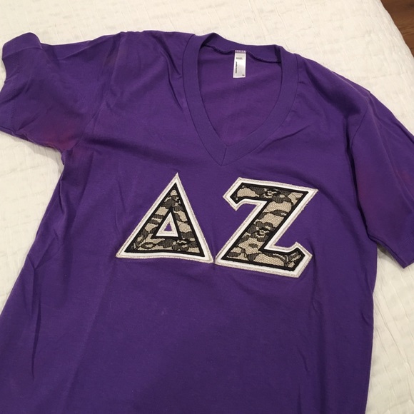 Authentic Stitched Delta Zeta Letters - Picture 2 of 4