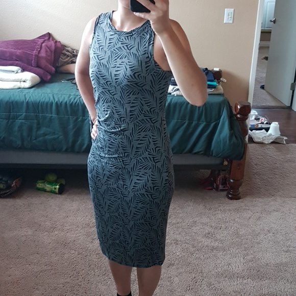 Loft Palm Sleeveless Dress - NWT - Picture 6 of 8