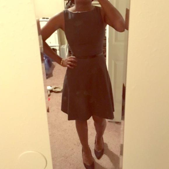 NWT gray A-line dress