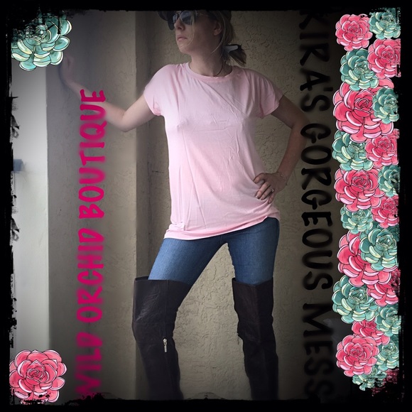 BNWT🌹HOST PICK🌹 PINK ANGEL WINGS TEE XXL✨💕✨ - Picture 4 of 4