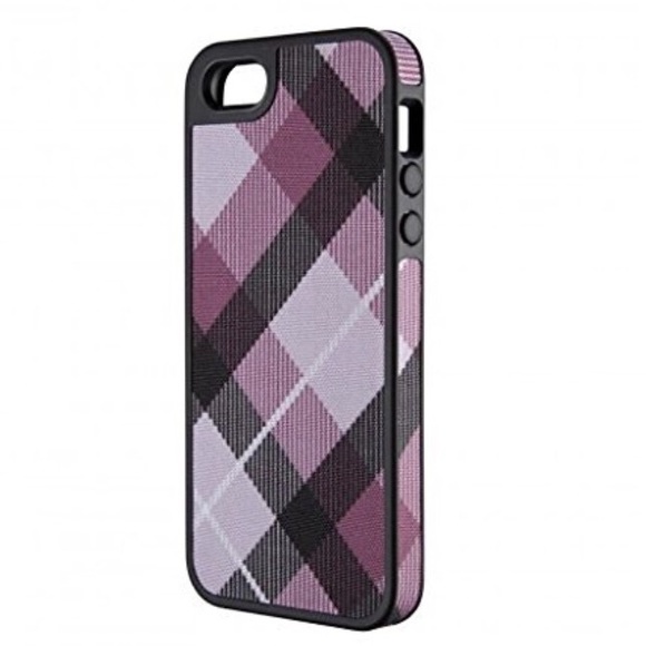🎉Deal🎉Speck iPhone 5/5S/SE case Pink/Black plaid