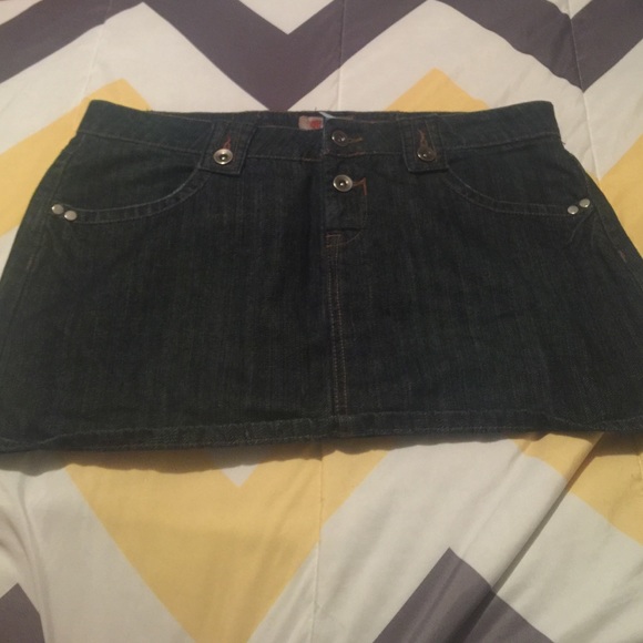 Cute Jean Mini Skirt - Picture 1 of 3
