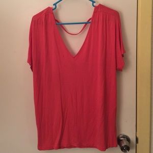 Orange Old Navy V-neck