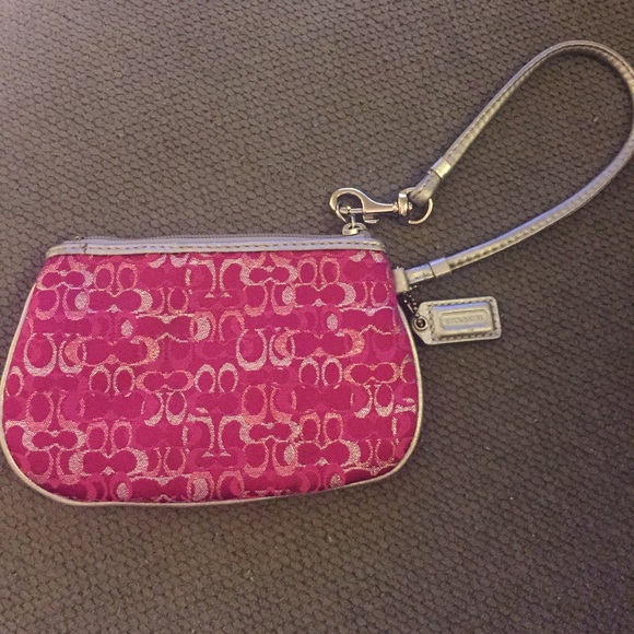 Coach Fuchsia Wristlets