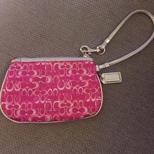 Coach Fuchsia Wristlets