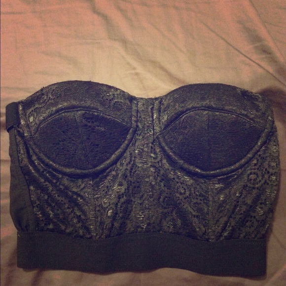 Forever 21 black corset