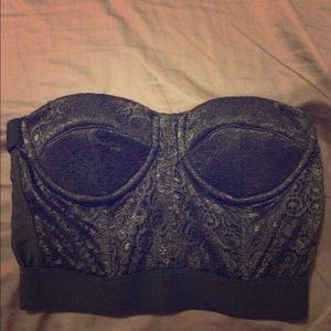 Forever 21 black corset