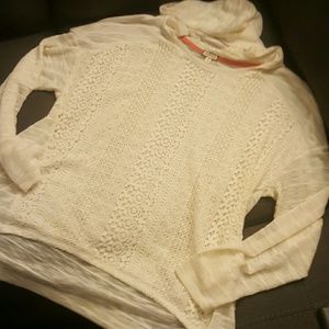 Beautiful Hooded Hi-Low Sweater