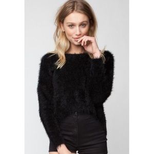 Brandy Melville Fallon Faux Fur Sweater