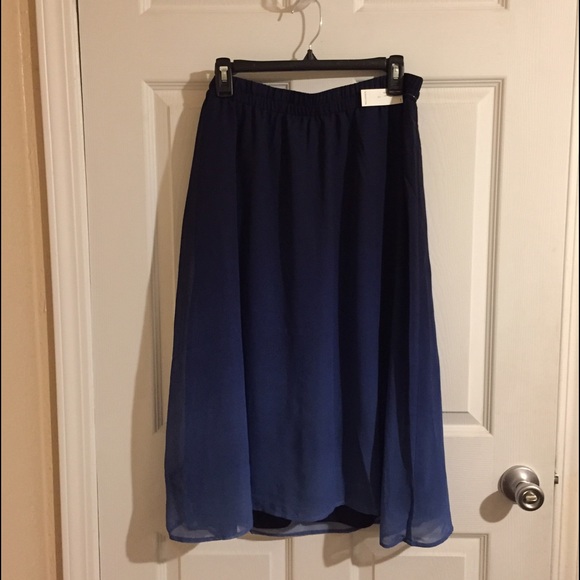 Beautiful ombré blue skirt