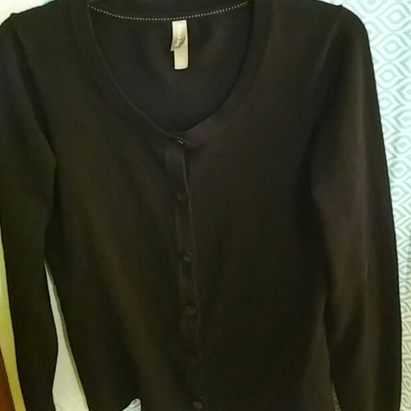 Black button up cardigan size medium