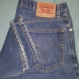 Mens Levis 505 Straight Dark Stone wash W33 L30