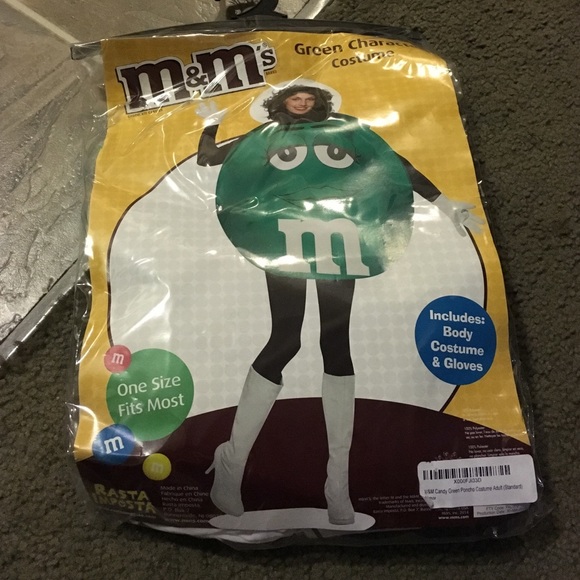 Green M&M costume