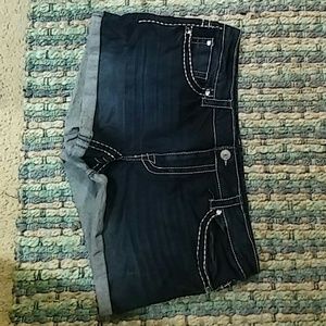 Short jean shorts size 18