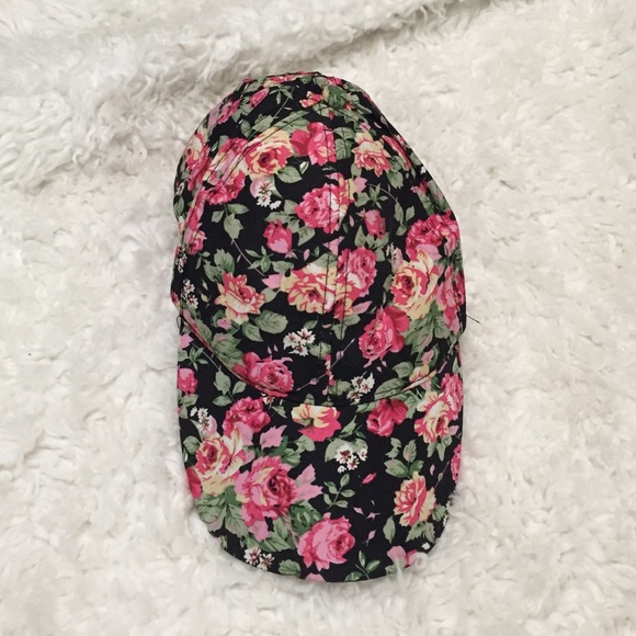 Floral baseball cap