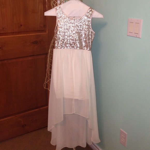 Gold sparkle dress