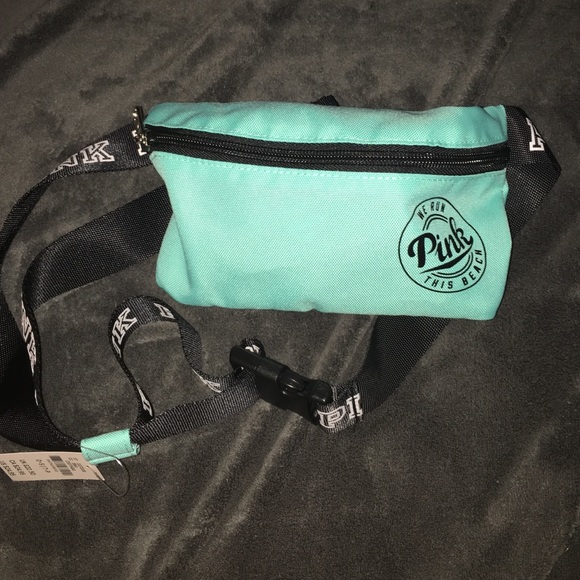 pink fanny pack w drink holder