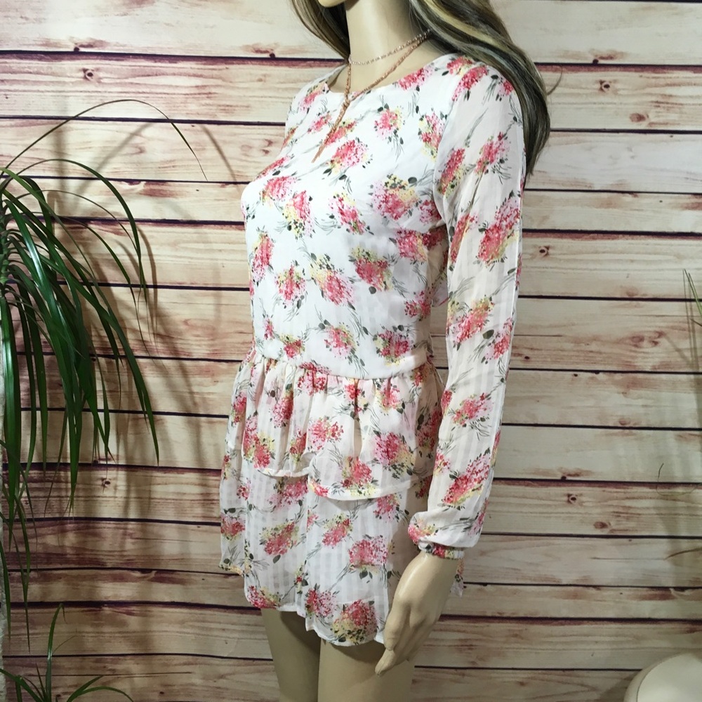 FLORAL MINI DRESS runs large - Picture 7 of 7