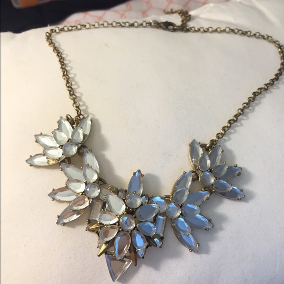 J.crew statement necklace - sparkly snowflake - Picture 1 of 2