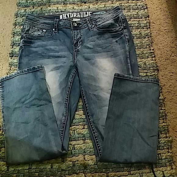 Hydraulic jeans light wash size 14W