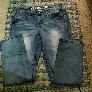 Hydraulic jeans light wash size 14W