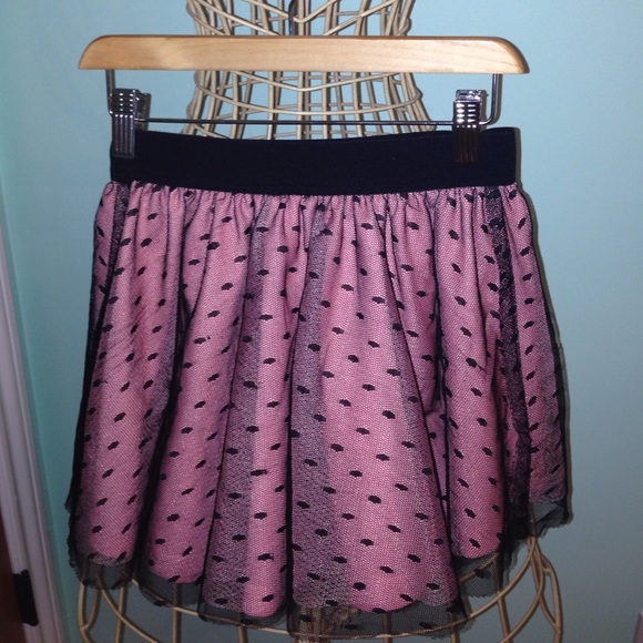 Girls pink skater skirt