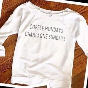 Graphic Off the shoulder sweatshirt