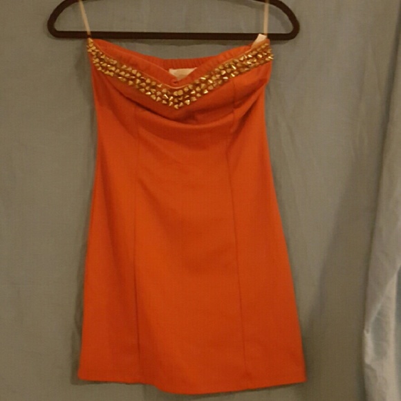 Mini Dress with Spikes