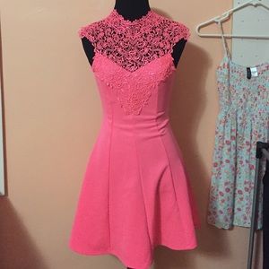 hot pink dress
