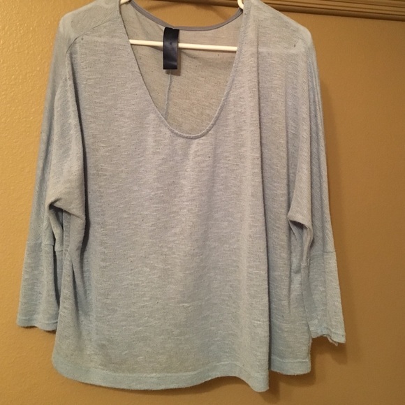 Baby Blue Scoopneck Sweater