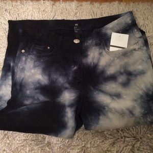 H&M Tye Dye Skinny Jeans