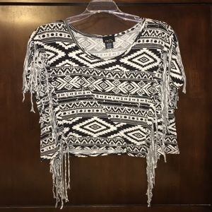 Rue 21 Fringe Crop Top