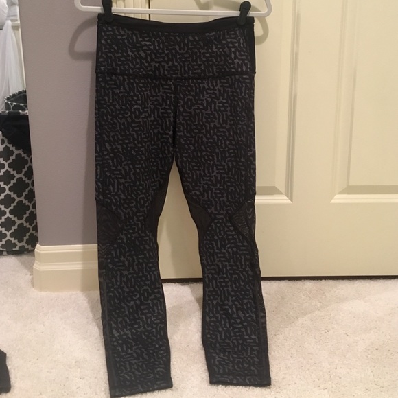 lulu lemon patterned leggings
