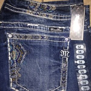 34 MISS ME BOOTCUT JEANS NWT!!