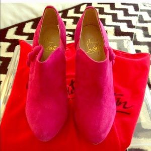 Christian Louboutin booties!