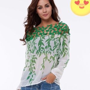 Boat neck blouse