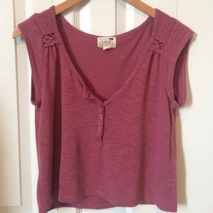 L.A. Hearts crop top