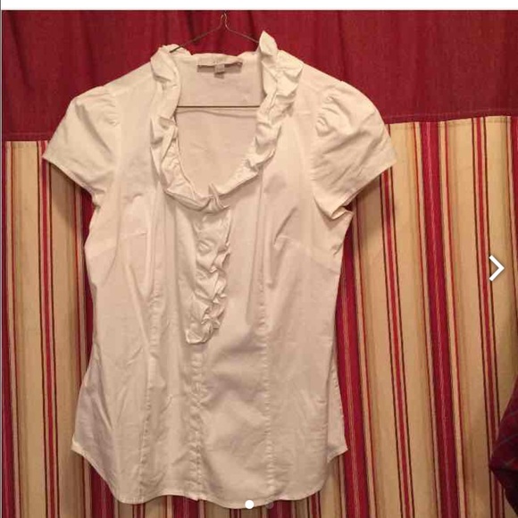 Ann Taylor Loft Ruffle Top