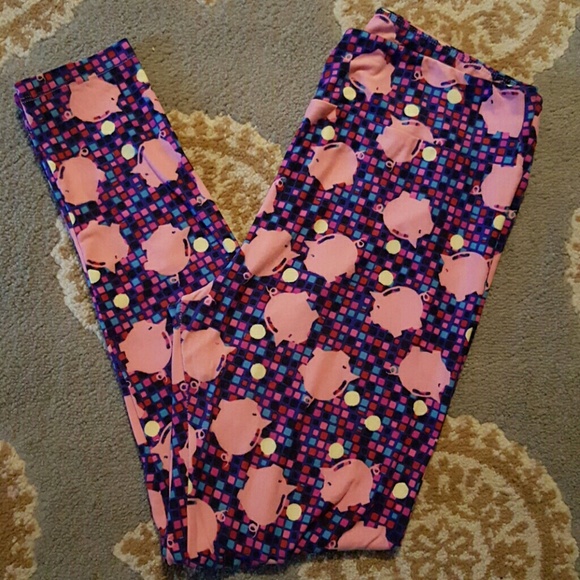 Piggy bank lularoe TC leggings