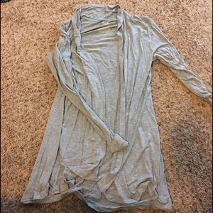 Gray cardigan