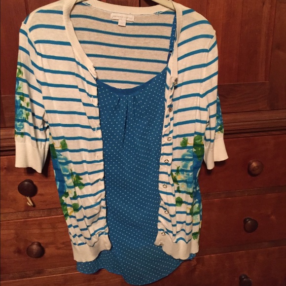 Cardigan and cami