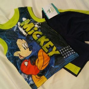 Mickey mouse outfit.
