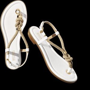 ⚓️Michael Kors Holly Leather Sandals *NEW*