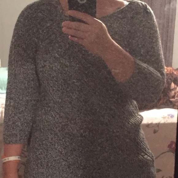 Gray sweater