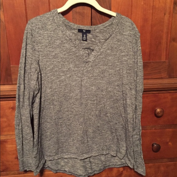 Gray-blue shirt