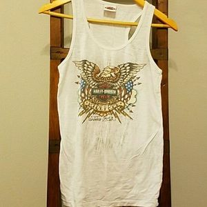 ISO Harley Davidson Eagle "ride free" Tank
