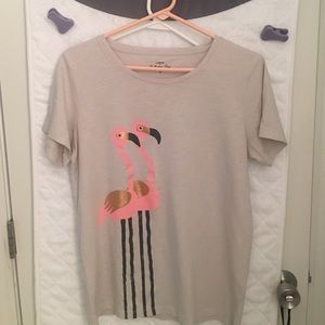 JCrew Flamingo tee