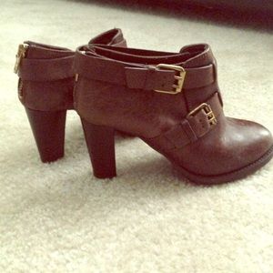 J.Crew brown booties size 5